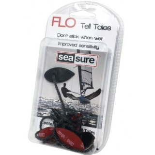 SEA SURE Flo Tell Tales Trimmfäden Nylon schwarz 6St.