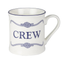 Porzellan Becher Crew