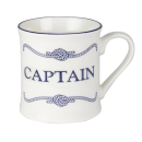 Porzellan Becher Captain